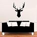 Chic Holiday Deer Outline Vinyl Wall Art Decal - 31