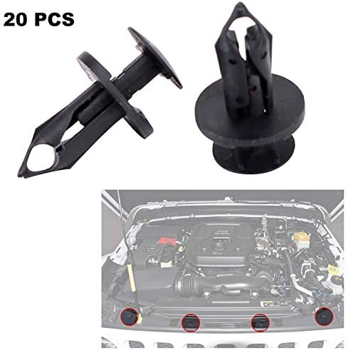 Car Retainer Clips Nylon Bumper Auto Body Push Pin Type Retainer Clamps Fender Liner Fastener Rivet Push Clips Retainer For Jeep JK & JKU 2007-2018