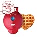 Dash DMW001HR Mini Maker Machine Shaped Individual Waffles, Paninis, Hash browns, Other On The Go Breakfast, Lunch, or Snacks, Heart Red