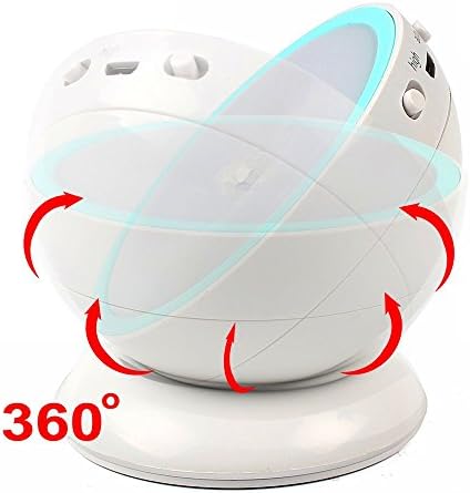 Magnetic Night Light 360 Degree Flexible Rotation Motion night Light USB Rechargeable Led wall light Sensor Night Light Detachable Magnetic Base (Cool light)