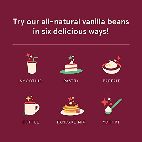 SB Organics Whole Vanilla Beans - Grade A Madagascar Bourbon Vanilla Bean Pods for Extract, Cooking and Baking - 10 Count Long Moist Vacuum Sealed - Thumbnail 3