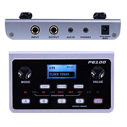 Idyllic Electric Guitar Integrated Effects,Digital Synthetic Effectors with 39 Tone Types,Fast Comparison