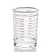 Measuring Cup Shot Glass 3 Ounce/90ML Liquid Heavy Glass (1)