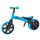 Yvolution Y Velo Junior Toddler Bike | No-Pedal Balance Bike | Ages 18 Months to 4 Years, Blue
