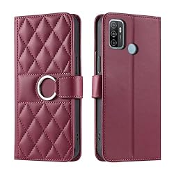 Lucyliy Compatible with Oppo A33 2020 Case Flip PU