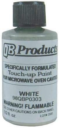 White Microwave Oven Cavity Touch-Up Paint 98QBP0303