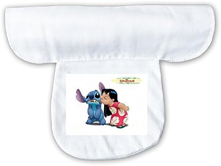 Baby Infants Lilo &amp; Stitch 100% Natural Cotton Gauze Cartoon Cute Handkerchief