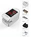 Concord Basics Fingertip Pulse Oximeter - Blood Oxygen Saturation Monitor with Carrying Case, Batteries, Silicone Cover & Lanyard - Easy to Use, Accurate SpO2 & Pulse Measurement (White)