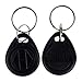 LIBO 125KHz Smart ID Key Tag Card RFID Access Control Key Card Proximity EM4100 TK4100 Keyfobs Keychains NFC Token Badge Holder (Mix Color, Pack of 10)