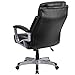 Flash Furniture HERCULES Series Big & Tall 500 lb. Rated Black LeatherSoft Executive Swivel Ergonomic Office Chair with Arms