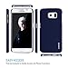 S6 Case, Galaxy S6 Case - TURATA [Slim Fit] Premium Coated Non Slip Surface [Navy] Four Layer Paint Designed Hard Case for Samsung Galaxy S6 G9200 - Navy