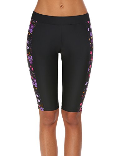 Balancora Dames zwemshorts zwembroek dames lange zwemshorts zwembroek watersport boardshorts UV-bescherming S-XXL - Image 3