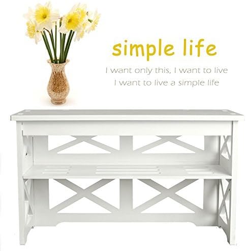 TopHomer Shoe Rack Bench Storage Oragnizer Holder Stand Boot Tray Display Rack Shelf Bedroom Living Room