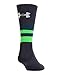 Under Armour Men's Golf Crew Socks, Stealth Gray/Hyper Green, Medium