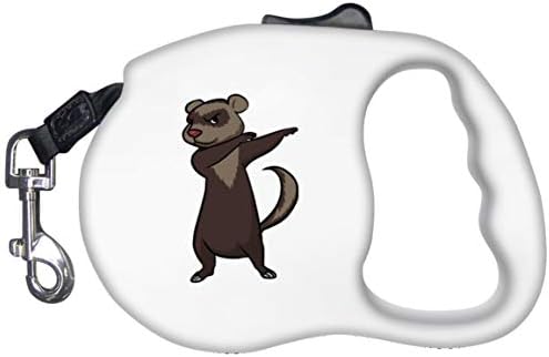 Weezag Ferret Retractable Pet Dog Leash, Dabbing Zoologist Gifts for Animal Lovers