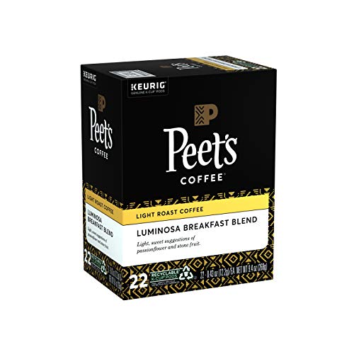 Peet’s Coffee Luminosa Breakfast Blend KCup Coffee Pods for Keurig