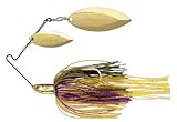 Terminator T1 Spinnerbait-Willow/Willow ,Gold/Gold Blade (Sunfish, 3/8-Ounce)