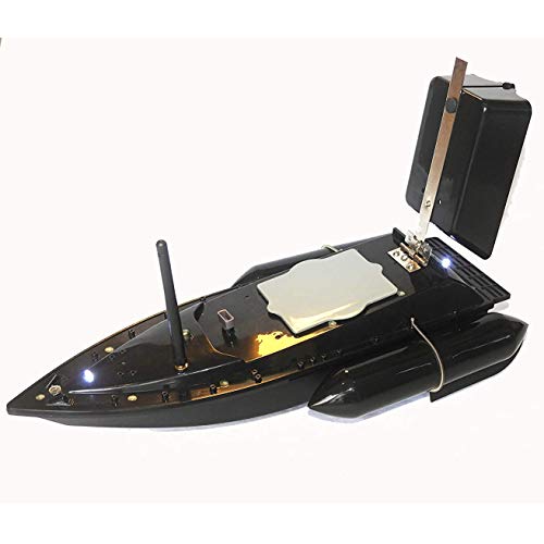 Mrsdbtl Bateau D’amorce Bateau D’appât De Pêche à La Carpe Bouillettes Rc Télécommande Multifonctionnelle Bateau Durée Anti-vent D’herbe 300m Distance Avec Lumière De Navigateur Led