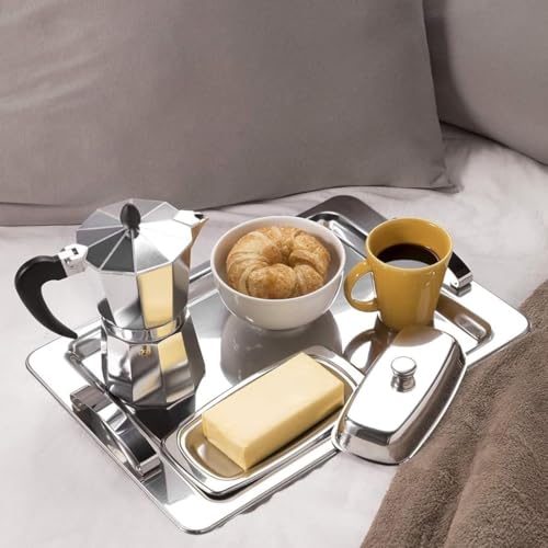Kit Brinox Cafeteira Italiana 9 Xícaras com Acessórios | Filtro e Vedação Extra, Café Espresso, Alumínio Resistente, Pronta Para Uso