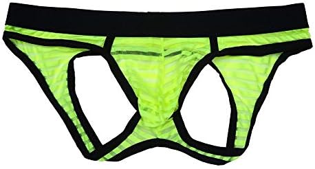 NewlyBlouW Mens Summer Underwear, Fashion Hollow Out Breathe Briefs Lace Bulge Pouch Panties Shorts Mesh Underpants