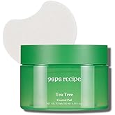 Papa Recipe Tea Tree Control Pad - Soothing Facial Toner Pads with Tea Tree, Gentle PHA Exfoliation, Moisturizing & Calming, Sensitive & Acne-Prone Skin, Korean Skin Care Pads 4.39 fl.oz, 70 Count