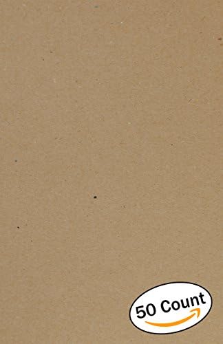 Chipboard Sheets. Kraft Brown. Great for creative projects and protecting valuable photos and documents. (11" x 17" Sheets) (50 Sheets)