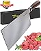 TradaFor Meat Cleaver - Chinese Meat Cleaver Knife - Butcher Knife - Chinese Vegetable Cleaver 7.2 Inch - Heavy Duty Meat Chopper Knife - German Stainless Steel - Best Gift in Stylish Giftbox