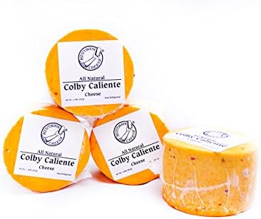 Perfect Partners Wisconsin Colby Caliente Cheese Box, 5 Pound (Pack of 4)