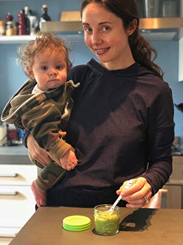 Nellam Baby Food Storage Containers - Leakproof, Airtight, Glass Jars for Freezing & Homemade Babyfood Prep - Reusable, BPA Free, 4 x 4oz, 4 x 8oz Set, that is Microwave & Freezer Safe - Thumbnail 5