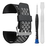 Sunjoyco for Fitbit Surge Bands, Replacement Band Strap w/Tool Kit for Fitbit Surge Watch Fitness Tracker Original Wrist Band Accessories Large