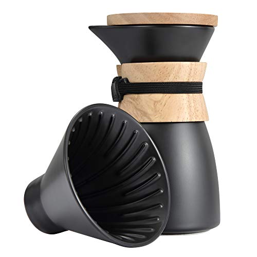 DHPO Artisan Series Pour Over Ceramic Coffee Maker Set with Durable
