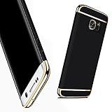 For Galaxy NOTE 5 Case,JOBSS Hybrid Luxury Shockproof Armor Back Ultra-thin Case Cover Removable case for Samsung Galaxy NOTE 5 Black
