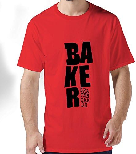 Baker Skateboards T-Shirts Baseball Sports Short Sleeve Basketball Tees T Shirts Cool Tshirts Red