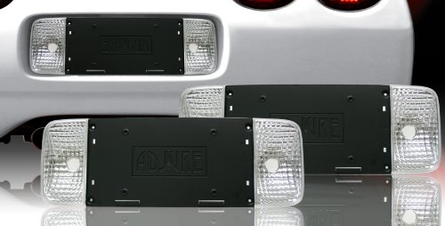 Adjure CV103BU Corvette C5 Diamond Cut Back-Up Light/License Plate Holder