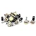 uxcell - a16011400ux0188eu Uxcell a16011400ux0188 10 Piece B100K Shaft 20 mm 3 Terminal Single Linear Potentiometer Pot, 100K