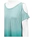 Huiyuzhi Womens Cold Shoulder Off Shirt Short Sleeve Tunic Top