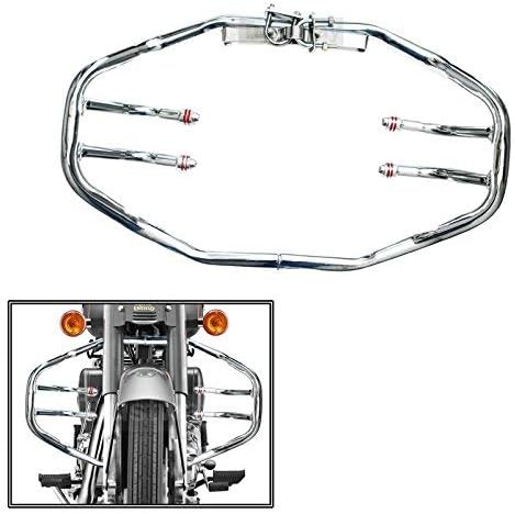 OZANGO Z19 Bike Bullet Heavy Duty 8 Bend Leg Guard 2 Rod Chrome Bike Crash Guard Compatible for Royal Enfield Standard Bullet 350 Twin Spark OZANGO Z19 Bike Bullet Heavy Duty 8 Bend Leg Guard 2 Rod Chrome Bike Crash Guard Compatible for Royal Enfield Standard Bullet 350 Twin Spark