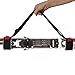 Tanchen Thick Ski Carrier Straps Shoulder Lash Handle Tape Sling Protects Skis and Poles in Downhill and Backcountry Easily Carries
