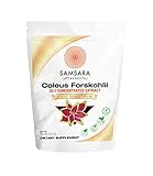 Coleus Forskohlii Root Extract Powder (2oz/57g) - 20:1 Concentration - Non- GMO, Weight Loss, Respiratory, Energy, Circulation, Digestion