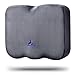 Desk Jockey Memory Foam Seat Cushion for Office Chairs, Recliners, and Wheelchairs - Posture Corrector for Sciatica Pain, Coccyx Cushion for Tailbone Pain, and Back Pain Relief