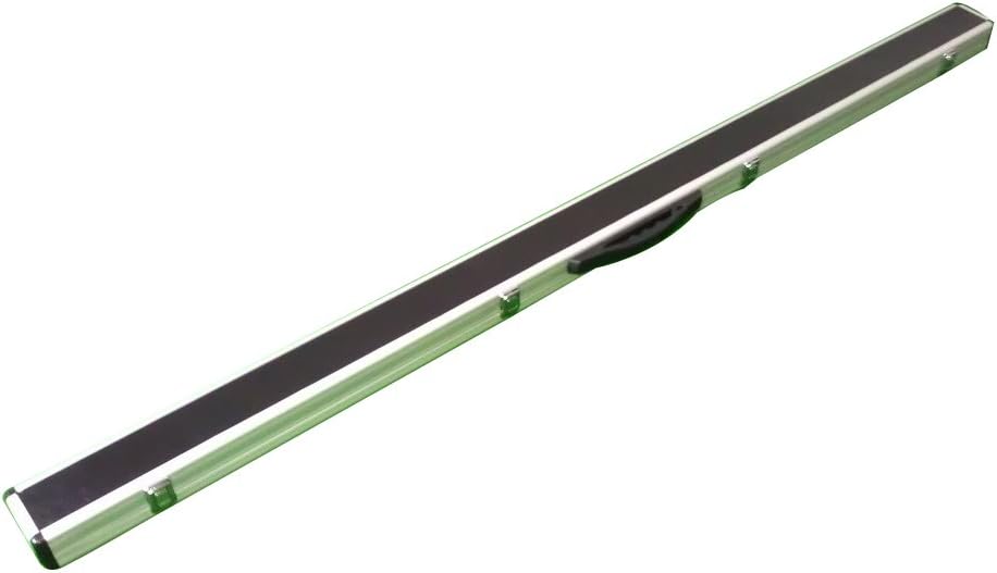 FREE SHIPPING 1 PIECE ALUMINIUM SNOOKER / POOL CUE CASE HOLDS 2 CUES