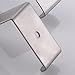 KES Stainless Steel Reversible Over The Door Hook Removable Cubicle Coat Hook 1.5 MM Extra Thick with Screw Hole, Brushed Finish 2 Pack, A8060-P2
