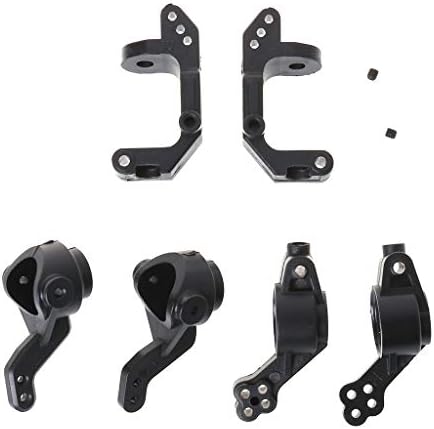 Batyuery Front and Rear Steering Knuckle Hub Kit 02013 02014 02015 for HSP 94111 94123 94107 94108 RC Off Road Truck Buggy Drift Car