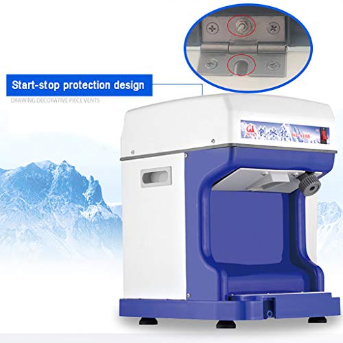 LIU UK Ice Crusher Eiscrusher High Power Einstellbare Commercial Bar Home KüChe 110 V / 220 V Elektrische Schneemaschine… – Bild 6