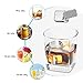 Stainless Steel Ice Cubes, RIVERSONG Whiskey Stones Reusable Ice Cubes Chilling Stones Rocks for Wine, Beer, Beverage- FDA approved (Set of 8)