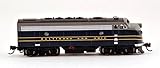 Bachmann Industries EMD F7-A Diesel Locomotive DCC Equipped B and O Train Car, Blue/Gray/Black, N Scale