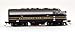 Bachmann Industries EMD F7-A Diesel Locomotive DCC Equipped B and O Train Car, Blue/Gray/Black, N Scale