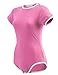 Littleforbig Adult Baby Diaper Lover (ABDL) Button Crotch Romper Onesie Pastel Series (XXXXL, Pink)