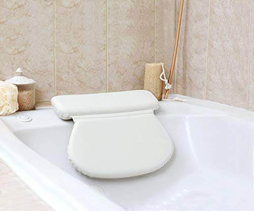 Relaxation Bubble Bath Pillows for Tub: Bath Accessories Home Spa Bathtub Cushion Support for Head, Neck, Back and Shoulder. Pampering Gifts for Women and Men, Spa Gift Set for Her and Him