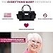 Everything Mary Craft Bag Organizer Tote, Black - Storage Art Caddy for Sewing & Scrapbooking - Crafts Supply Carrier w/Handle for Supplies & Tools - Organization for School, Medical, Office
